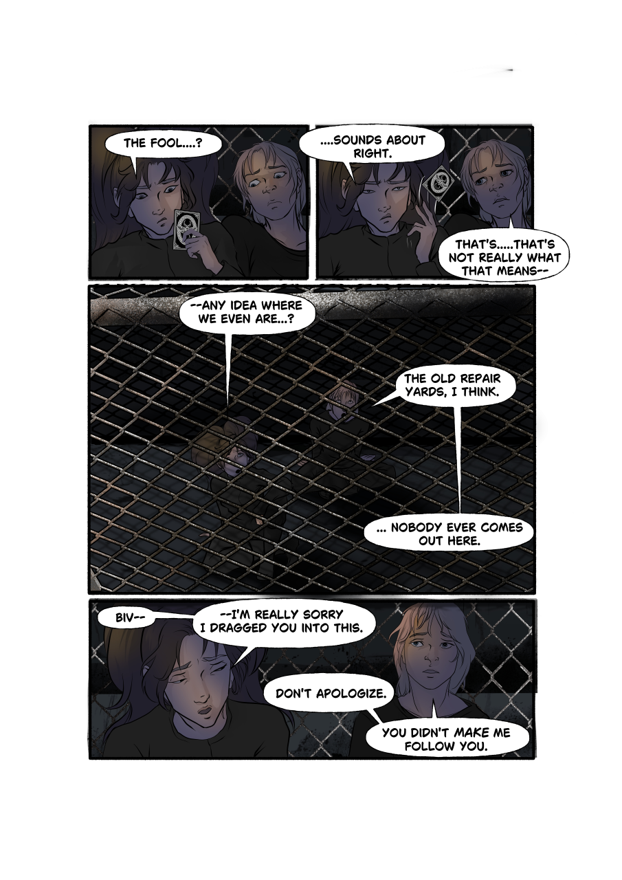 FaerieTales Issue 3, page 05. [Puck wakes up in the alley]