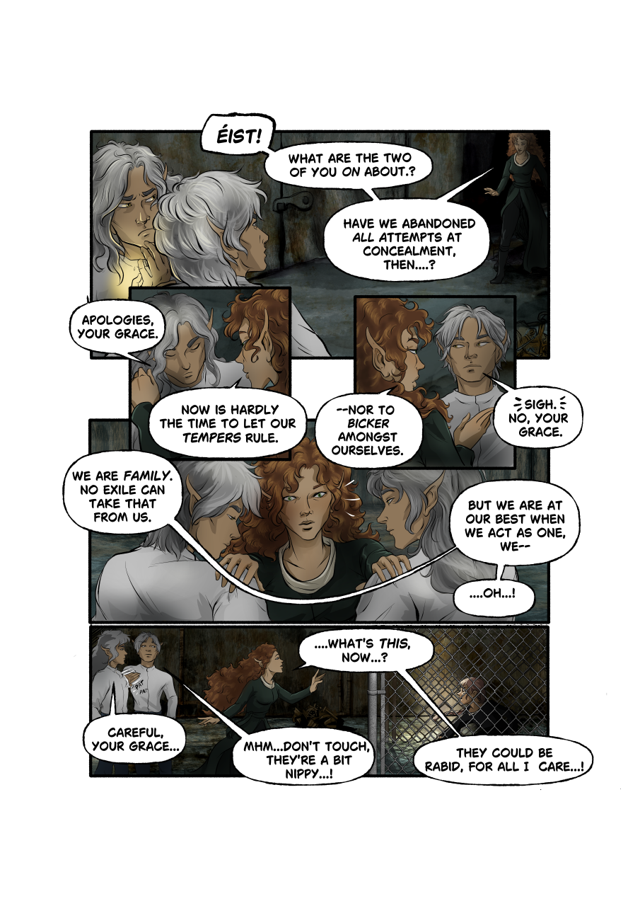 FaerieTales Issue 3, page 11. [Tempers flare]