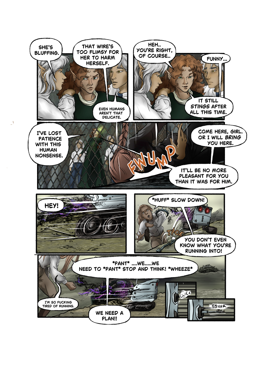 FaerieTales Issue 3, page 18. [Botbot has a plan!]