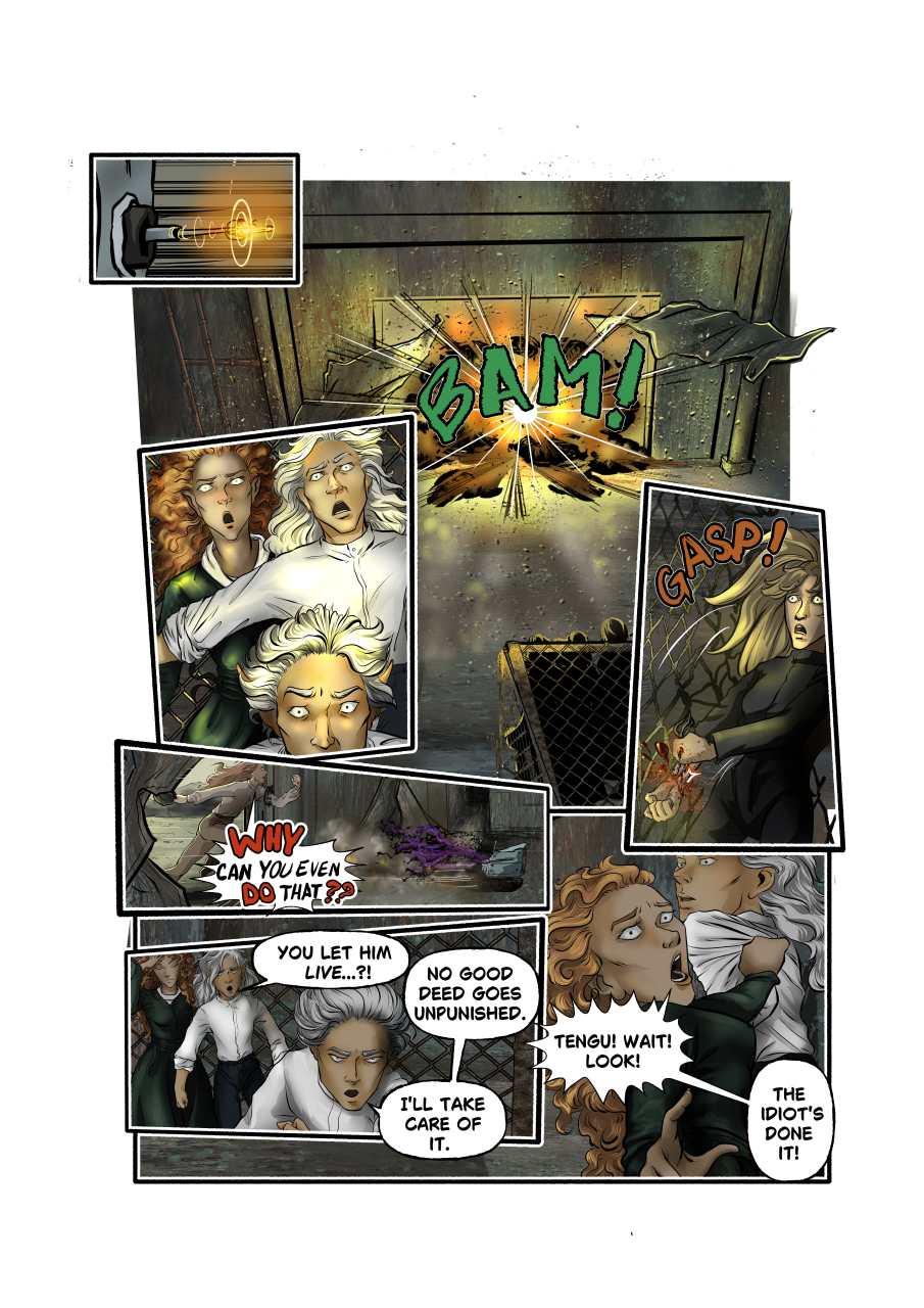 FaerieTales Issue 3, page 19. [Botbot has a plan!]