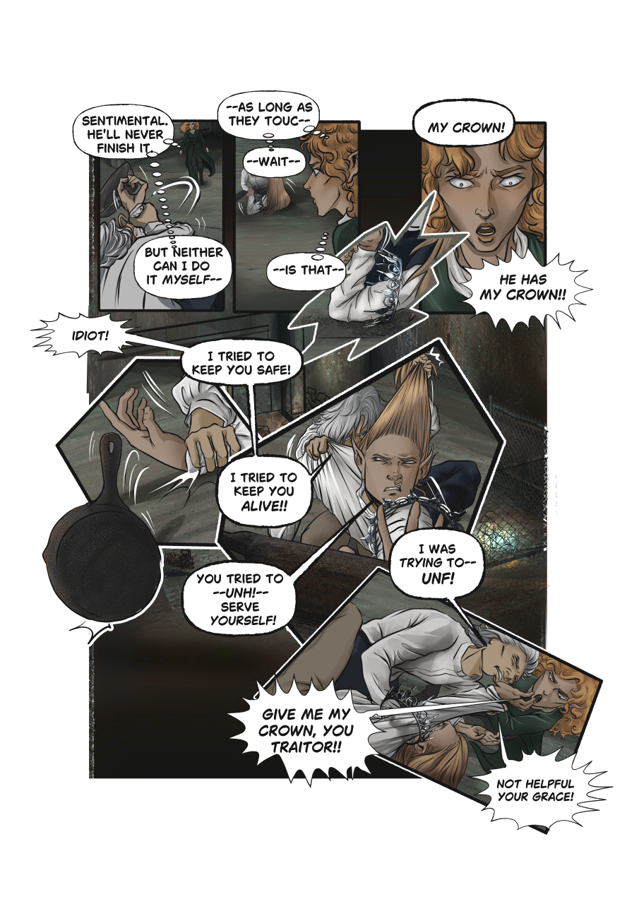 FaerieTales Issue 3, page 21. [The fight rages on.]